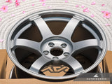 Volk Racing TE37 Saga SL 17x9.5 +45 5x100 Diamond Silver - FRS / BRZ / 86 (Set of 4)