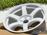 Volk Racing TE37 Saga SL 17x9.5 +45 5x100 Dash White - GR86 / BRZ / FRS (Set of 4)