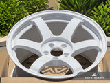 Volk Racing TE37 Saga SL 17x9.5 +45 5x100 Dash White - GR86 / BRZ / FRS (Set of 4)