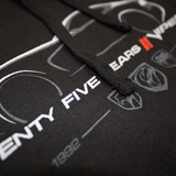 Dodge Viper 25 Years Hoodie Sweatshirt Black-FINAL SALE