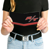 Bi-Fold Wallet - Dodge Challenger R T Emblem Stripe Black Blue White Red
