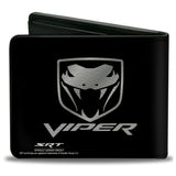 Bi-Fold Wallet - Dodge Viper Black Silver Logo