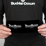Bi-Fold Wallet - Vintage Dodge DEMON Logo Black Silver-Fade