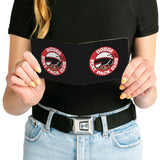 Bi-Fold Wallet - DODGE SCAT PACK CLUB Bumblebee Logo Black Red White