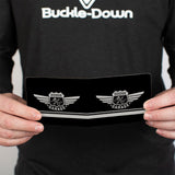 Bi-Fold Wallet - DODGE GARAGE Emblem Stripe Black Light Gray
