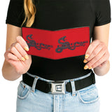 Bi-Fold Wallet - DODGE VIPER Snake Logo Red/Black/Grays