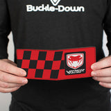 Bi-Fold Wallet - VIPER RACING Logo Checker Red/Black