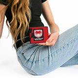 Bi-Fold Wallet - VIPER RACING Logo Checker Red/Black