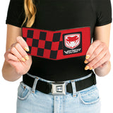 Bi-Fold Wallet - VIPER RACING Logo Checker Red/Black