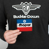 Bi-Fold Wallet - MOPAR Chrysler Logo White Blue Red Black