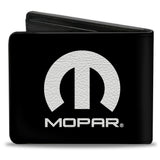 Bi-Fold Wallet - MOPAR Logo Black White