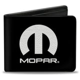 Bi-Fold Wallet - MOPAR Logo Black White