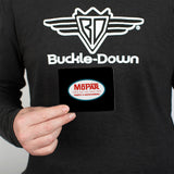 Bi-Fold Wallet - MOPAR 1954-1958 Logo + Side Stripe Black Blue Red