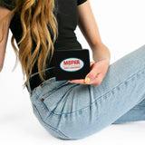 Bi-Fold Wallet - MOPAR 1954-1958 Logo + Side Stripe Black Blue Red