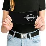 Bi-Fold Wallet - Barracuda Emblem Black Silver
