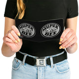 Bi-Fold Wallet - Dodge SUPER BEE Logo Black Grays White