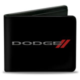 Bi-Fold Wallet - DODGE Red Rhombus Black Silver Red