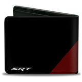Bi-Fold Wallet - Dodge Rhombus Stripe Demon Hellcat Icon Black Red White