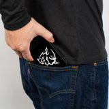 Bi-Fold Wallet - Dodge Demon Icon Black White