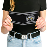 Bi-Fold Wallet - SUPER BEE Logo Stripes Black Gray