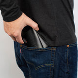 Bi-Fold Wallet - Dodge Red Rhombus Carbon Fiber
