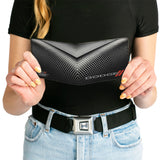 Bi-Fold Wallet - Dodge Red Rhombus Carbon Fiber