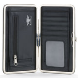 Hinged Wallet - SUPER BEE Logo Stripes Black Yellow