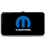 Hinged Wallet - MOPAR Logo Black Blue White