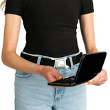 Hinged Wallet - DODGE Red Rhombus Corner Black Silver Red