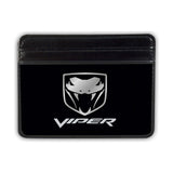 Weekend Wallet - Dodge VIPER Logo Black Silver