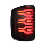 AlphaRex 14-18 Chevrolet Silverado Luxx-Series LED Tail Lights Black w/Activ Light/Seq Signal 620030 *Discontinued
