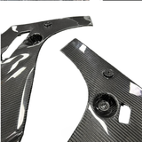 Dry Carbon Fiber Engine Bay Headlight Corner Covers for BMW F90 M5