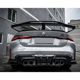 Prepreg Carbon Fiber TK Aggressive Large Rear Trunk Wing for BMW G80 M3 G82