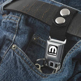 Keychain - MOPAR Logo Full Color Black White