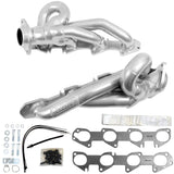 Dodge Ram 1500 5.7L Hemi Shorty Headers Polished Silver Ceramic 2019 To 2024