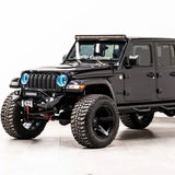 Jeep Gladiator Front Bumper Stubby 2020-2026 with Cube Lights and Light Bar