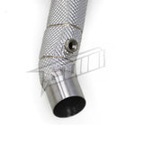 High Flow Exhaust Catless Downpipe Heatshield for Ferrari 488 3.9T V8 GTB Pista Spider