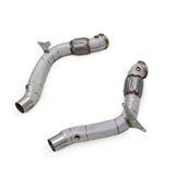 High Flow Exhaust Catless Downpipe Heatshield for Ferrari 488 3.9T V8 GTB Pista Spider
