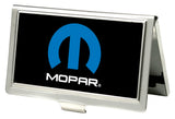 Business Card Holder - SMALL - MOPAR Logo FCG Black Blue White
