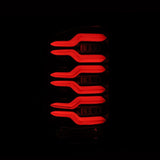 AlphaRex 14-18 GMC Sierra 1500/2500HD/3500HD LUXX-Series LED Tail Lights Alpha-Blk Actv Lgt Seq. Sig 630030 *Discontinued