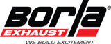 Borla 2020 Chevrolet Corvette C8 6.2 ATAK 3in Exhaust System Dual Round Rolled A/C Black Chrome Tips 140839BC
