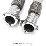 Racing High Flow Stainless Straight Downpipe for Audi RS3 TTRS 2.5T
