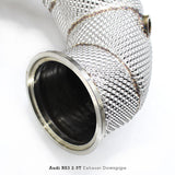 Racing High Flow Stainless Straight Downpipe for Audi RS3 TTRS 2.5T