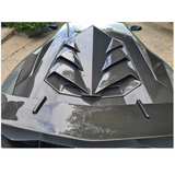 DM Style Dry Carbon Fiber Engine Hood for Lamborghini Aventador LP700 LP720 LP740 LP750