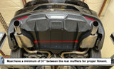 Ford Mustang (2018-2023) Ecoboost ATHENA Rear Diffuser & Spats