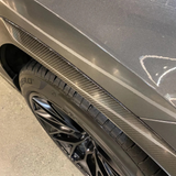 TC Style Carbon Fiber Fender Flare 3M Trim for Lamborghini Urus Overlay