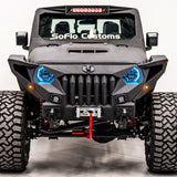 Jeep Gladiator Front Grille Bumper 2020-2026 Black Kevlar Finish