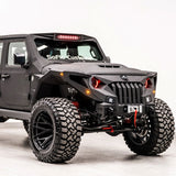 Jeep Gladiator Front Grille Bumper 2020-2026 Black Kevlar Finish