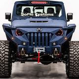 Jeep Gladiator Front Grille Bumper 2020-2026 Black Kevlar Finish