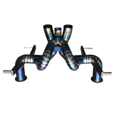 Titanium Straight Pipe Exhaust System for Lamborghini Aventador S LP740‑4 6.5L V12
